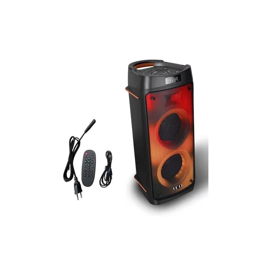 AKAI PARTY BOX 810 - Enceinte sans fil 65W/230V 5000 mAh + télécommande