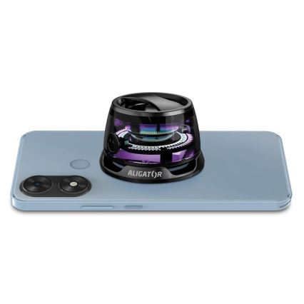 Aligator ABSMB01 - Haut-parleur magnétique pour MagSafe Mini Beat 400 mAh noir