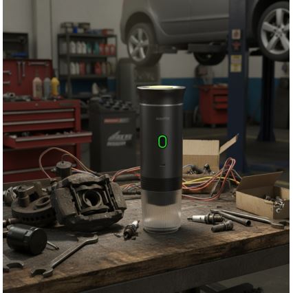 Aligator ACM002 - Cafetière de voyage rechargeable PortaCaffé 3 en 1 72W/7500 mAh gris