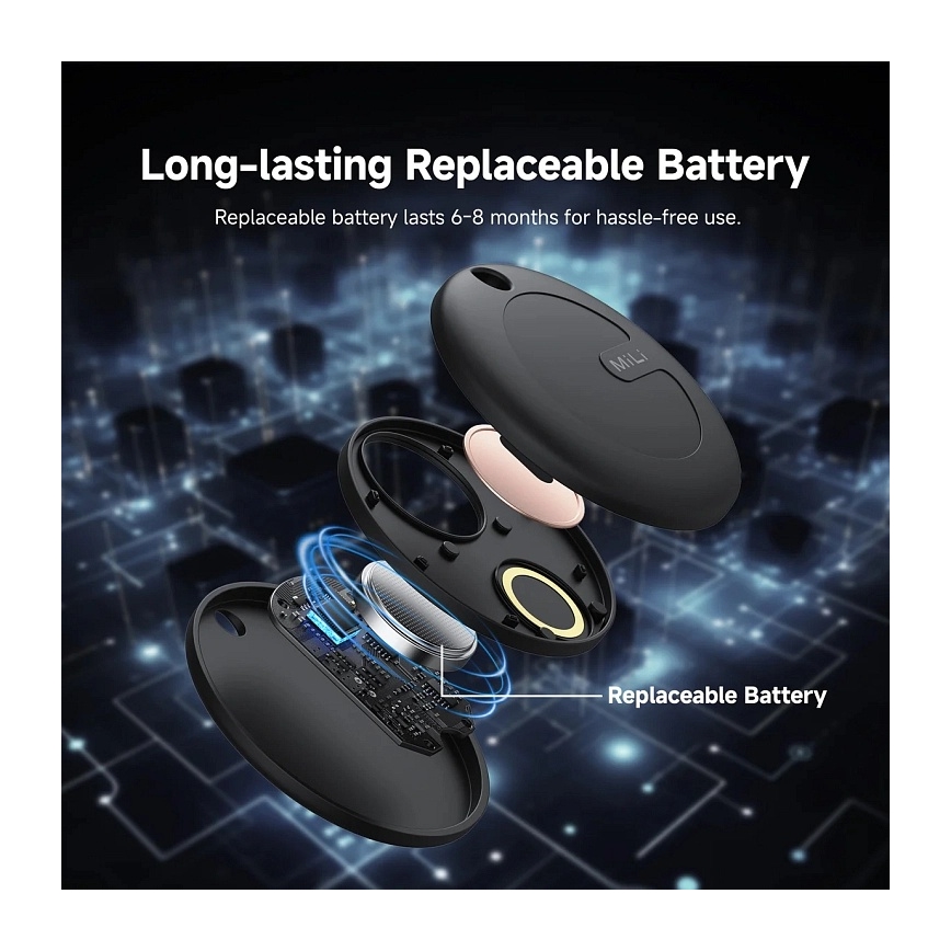 Aligator APD003 - Localisateur MiTag 1xCR2032 IP67 noir