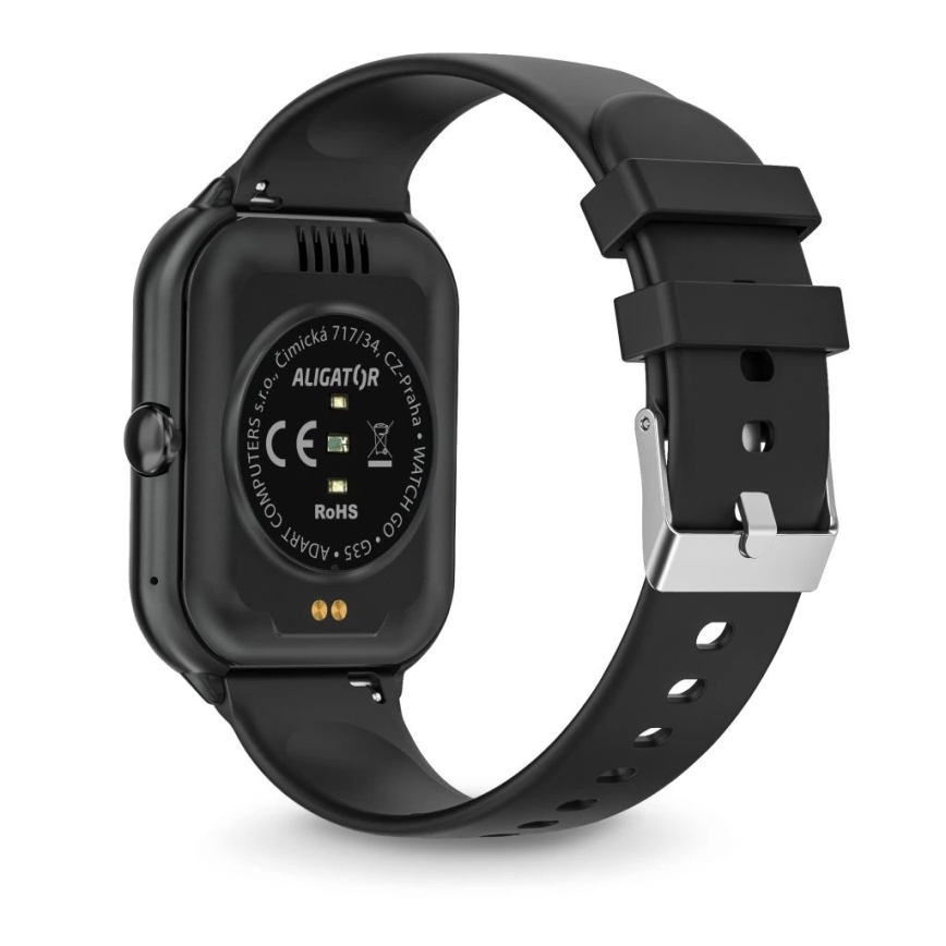 Aligator AW10BK - Montre connectée Watch GO 220 mAh IP67 noire