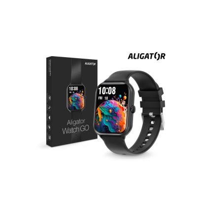 Aligator AW10BK - Montre connectée Watch GO 220 mAh IP67 noire