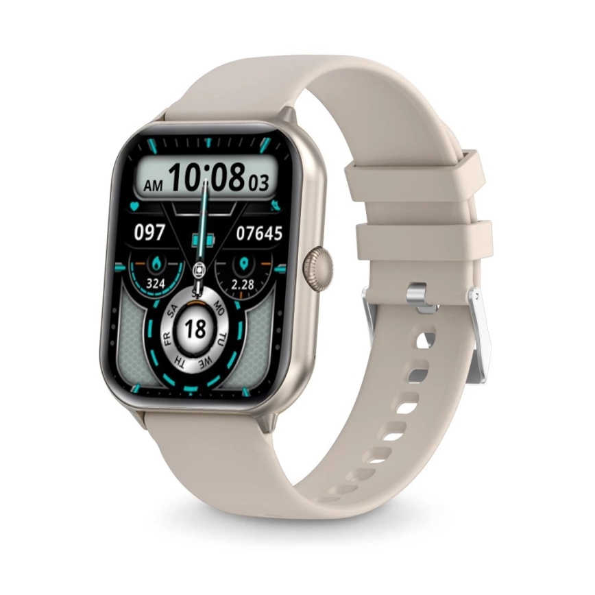 Aligator AW10SR - Montre connectée Watch GO 220 mAh IP67 crème