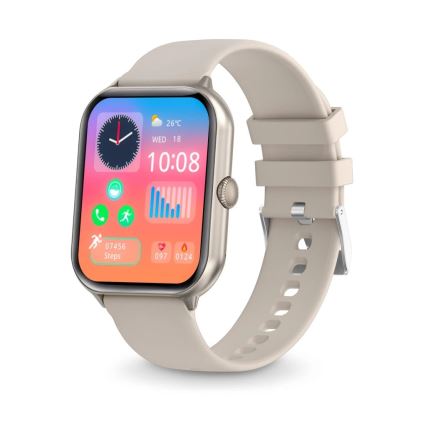 Aligator AW10SR - Montre connectée Watch GO 220 mAh IP67 crème