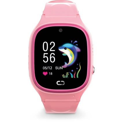 Aligator AW11PK - Montre connectée Watch Junior 2, batterie 450 mAh, certification IP67, Wi‑Fi, rose