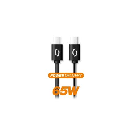 Aligator DATKP48 - câble USB-C / USB-C 65 W Power Delivery 1,5 m noir