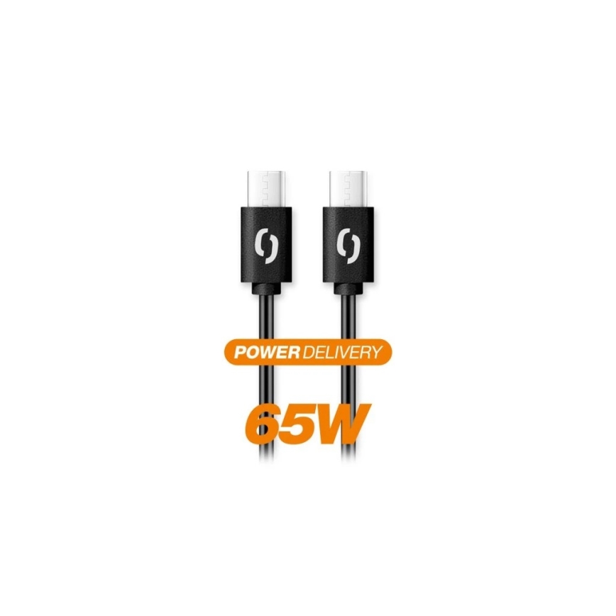 Aligator DATKP48 - câble USB-C / USB-C 65 W Power Delivery 1,5 m noir