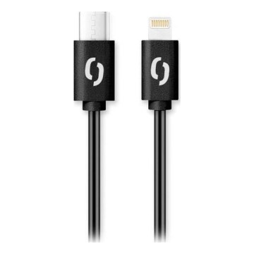 Aligator DATKP50 - câble USB-C vers Lightning 30 W Power Delivery (PD), 1,5 m, noir