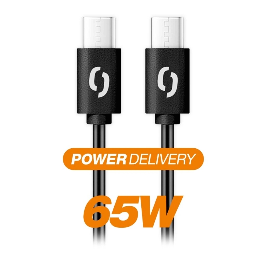 Aligator DATKP58 - câble USB-C / USB-C 65 W Power Delivery 2,5 m noir