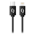 Aligator DATKP60 - câble USB USB-C vers Lightning, Power Delivery 30 W, 2,5 m, noir