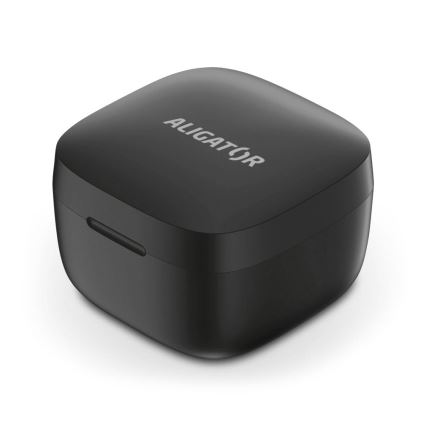 Aligator TWS05 - Écouteurs sans fil Pods LITE 200 mAh + 2 x 30 mAh IP30 noirs