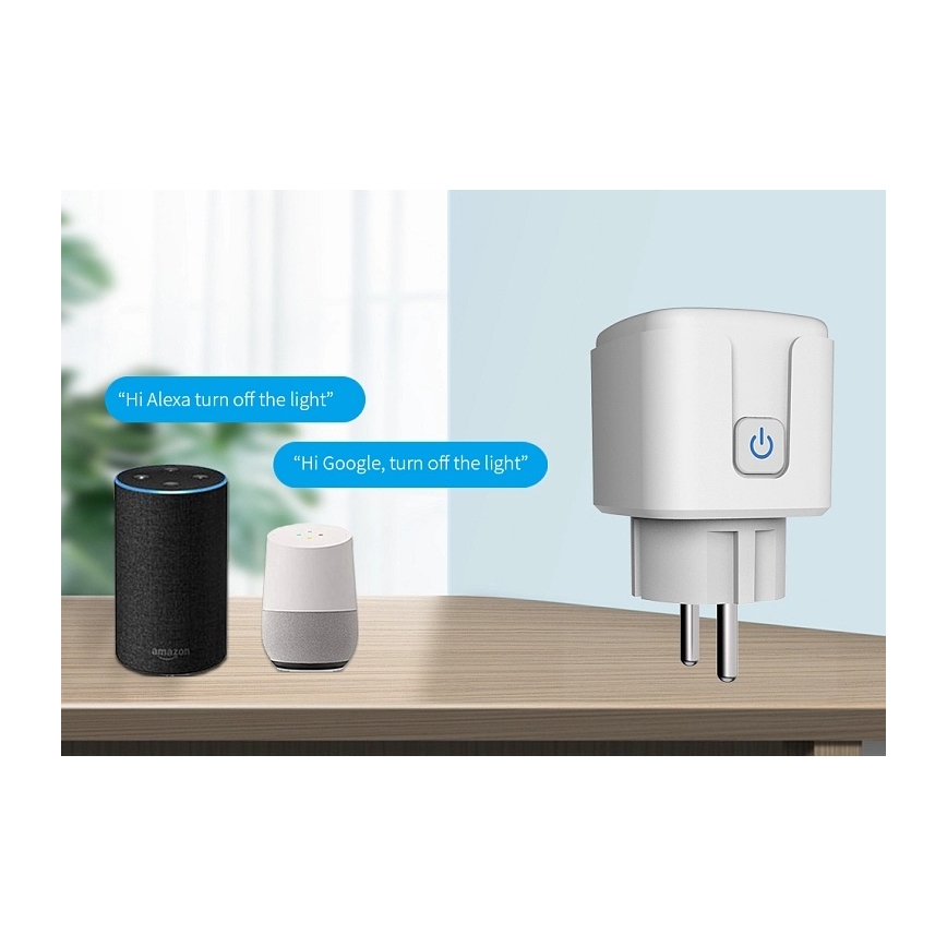 Aligator WAL001 - Prise intelligente 3680W/230V/Type E/16A Wi‑Fi Tuya