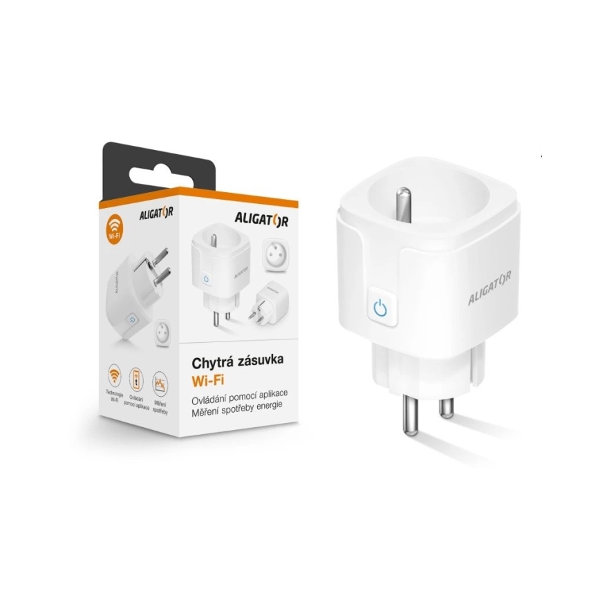 Aligator WAL001 - Prise intelligente 3680W/230V/Type E/16A Wi‑Fi Tuya