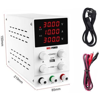 Alimentation électrique pour laboratoire SPS605 0-60V/0-5A