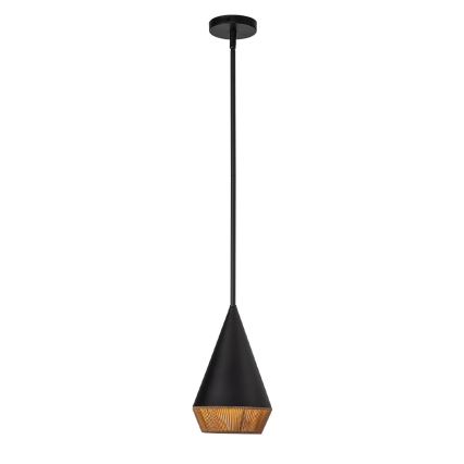 Alora Mood - Suspension sur tige DAPHNE 1xE27/60W/230V Ø 18,1 cm noir/marron