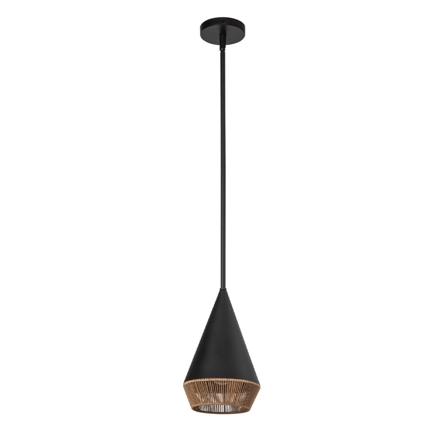 Alora Mood - Suspension sur tige DAPHNE 1xE27/60W/230V Ø 18,1 cm noir/marron