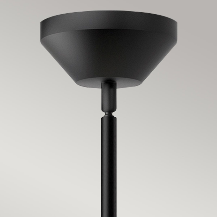 Alora Mood - Lustre sur tige HALSTON 1xE27/60W/230V noir