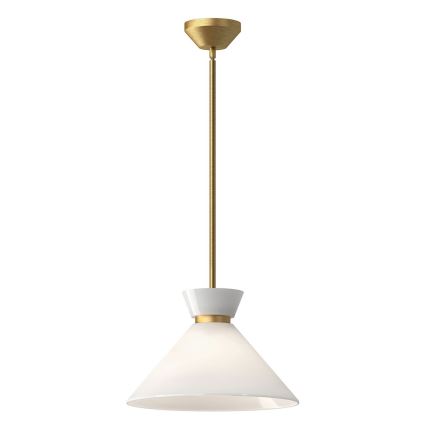 Alora Mood - Suspension sur tige HALSTON 1xE27/60W/230V dorée
