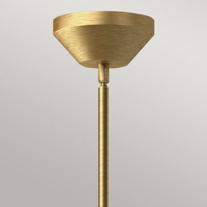 Alora Mood - Suspension sur tige HALSTON 1xE27/60W/230V dorée