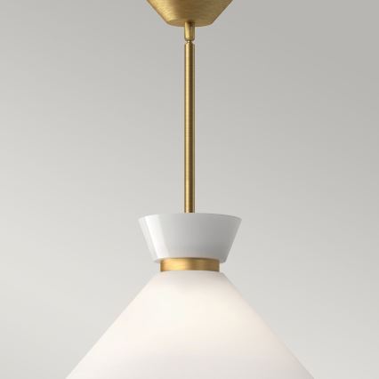 Alora Mood - Suspension sur tige HALSTON 1xE27/60W/230V dorée