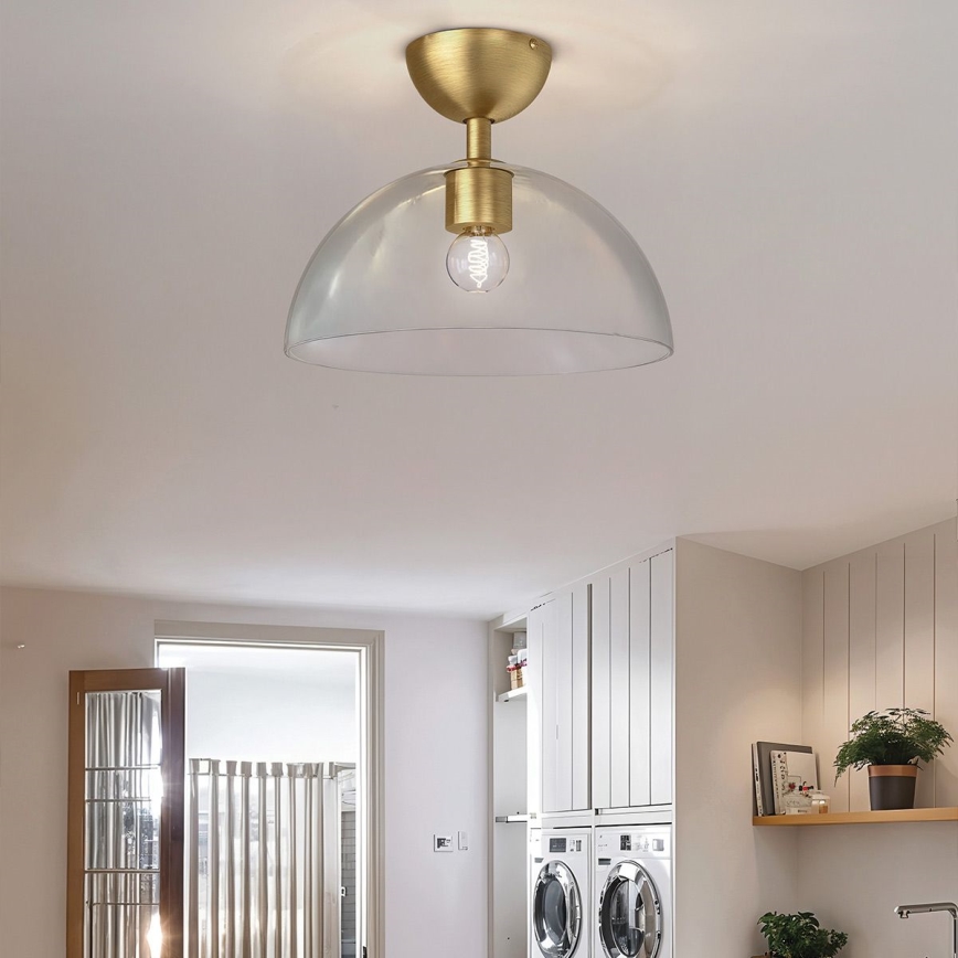 Alora Mood - Plafonnier JUDE 1xE27/60W/230V d. 30,5 cm laiton