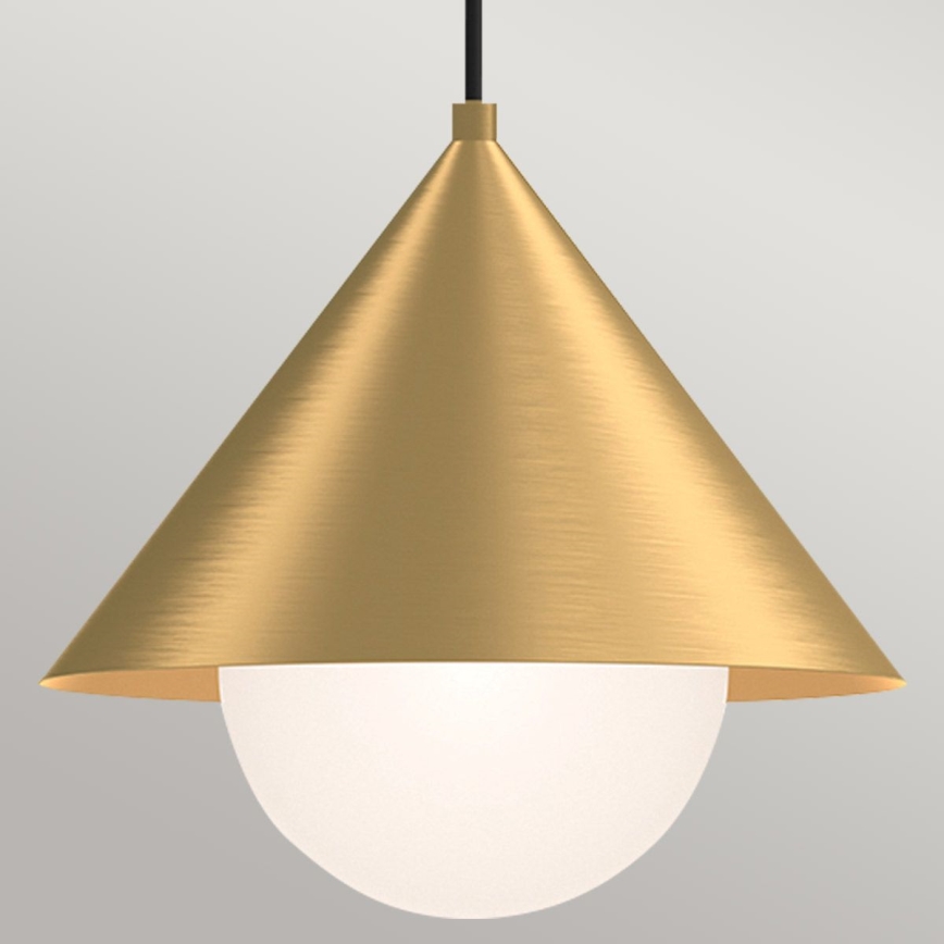 Alora Mood - Suspension sur câble REMYCK 1xE27/60W/230V Ø 34,3 cm dorée