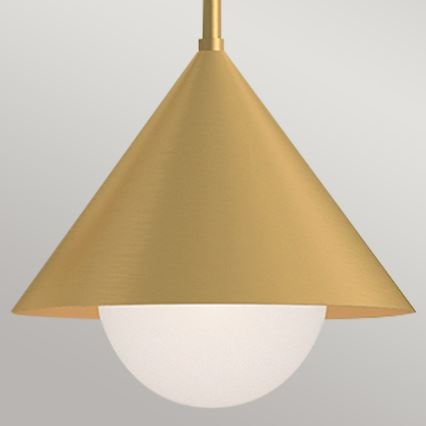 Alora Mood - Lustre sur tige REMYCK 3xE27/60W/230V doré