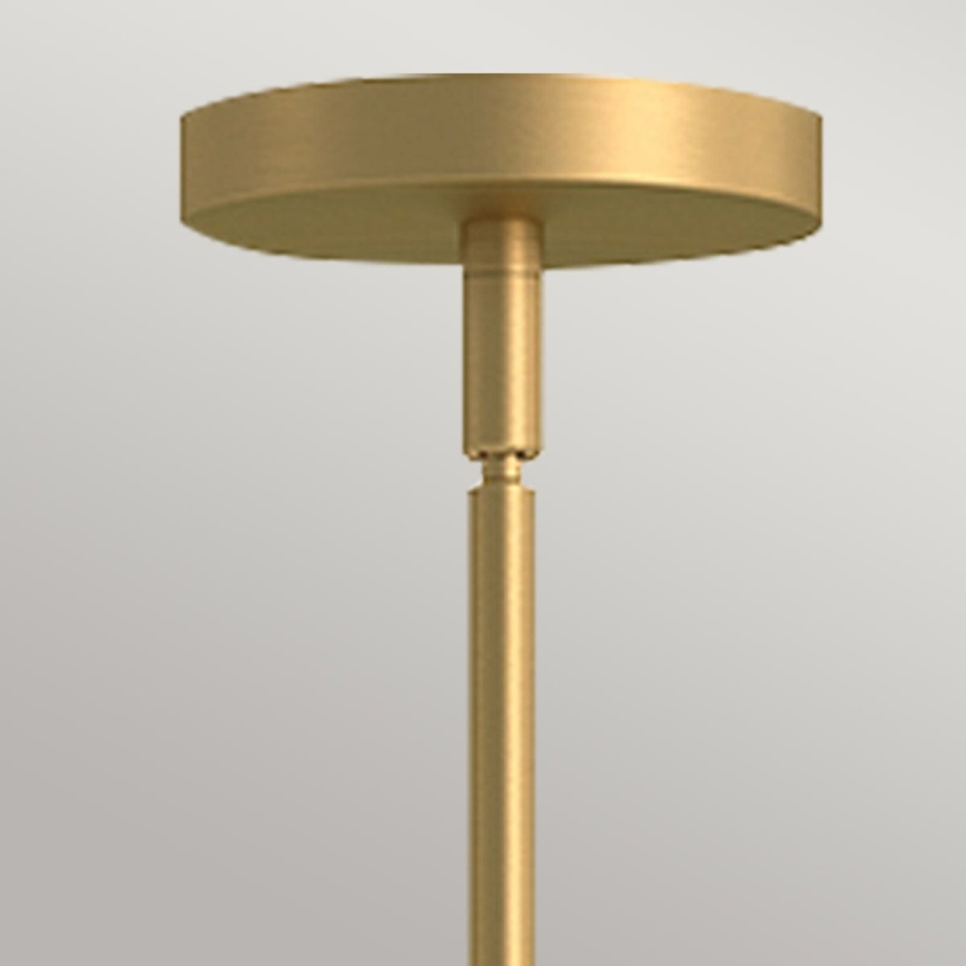 Alora Mood - Lustre sur tige REMYCK 3xE27/60W/230V doré