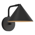 Alora Mood - Applique murale REMYCK 1xE27/60W/230V noire