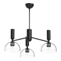 Alora Mood - Lustre sur tige JUDE 3xE27/60W/230V noir