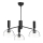 Alora Mood - Lustre sur tige JUDE 3xE27/60W/230V noir