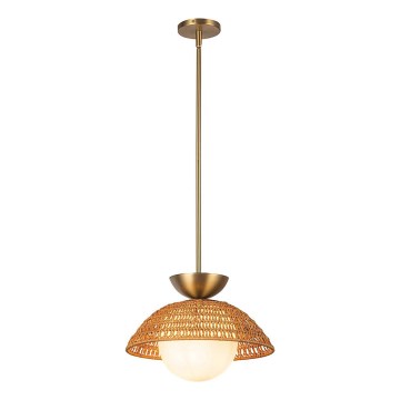 Alora Mood - Lustre sur tige PERTH 1xE27/60W/230V Ø 37,5 cm doré