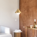 Alora Mood - Suspension sur câble REMYCK 1xE27/60W/230V Ø 34,3 cm dorée