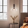Alora Mood - Suspension sur tige JUDE 1xE27/60W/230V noire