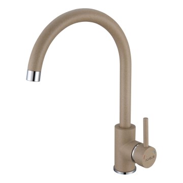 ALVEUS 1129036 - Robinet d'évier ROXA 35,1 cm granit/beige