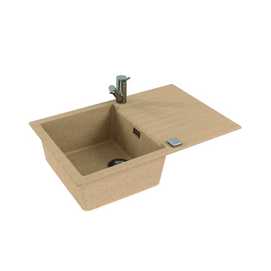 ALVEUS 1132024 - Évier de cuisine CADIT 79x50 cm granit/beige
