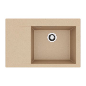 ALVEUS 1149501 - Évier de cuisine PURE 79x51,5 cm granite/marron