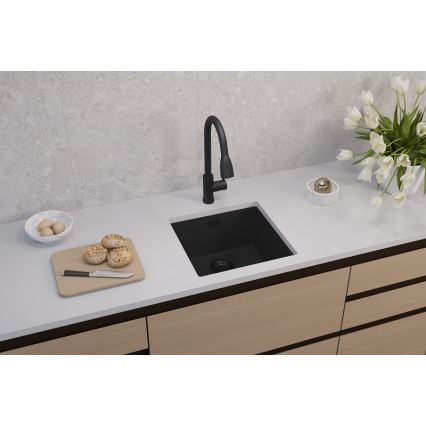 ALVEUS 1150048 - Évier de cuisine OMNI 45x45 cm granit/noir