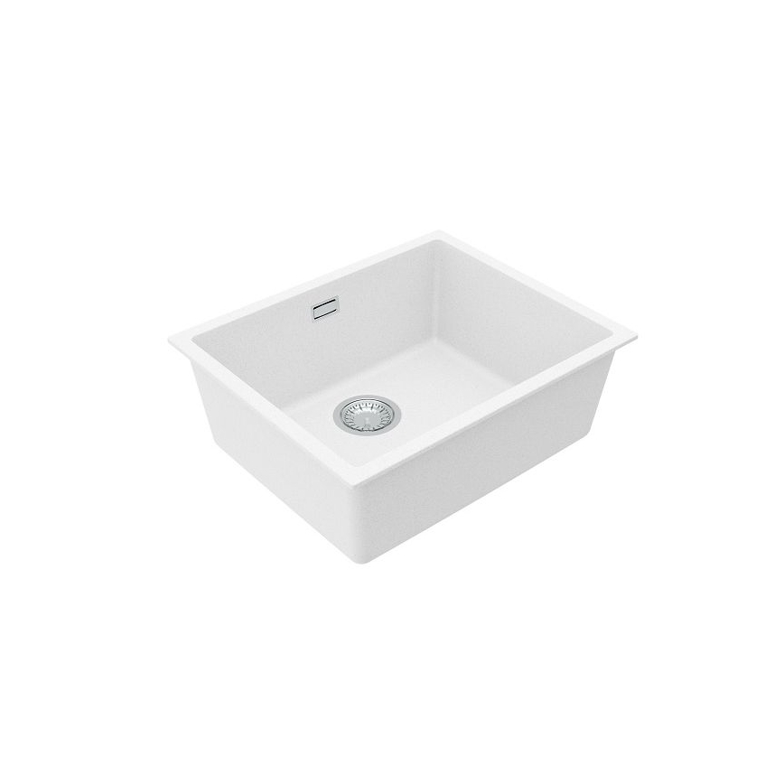 ALVEUS 1150051 - Évier de cuisine OMNI 55 x 45 cm granit/blanc