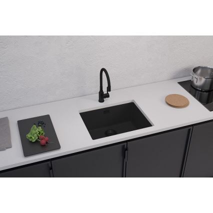 ALVEUS 1150057 - Évier de cuisine OMNI 55x45 cm granite/noir