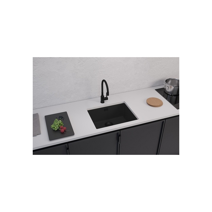ALVEUS 1150057 - Évier de cuisine OMNI 55x45 cm granite/noir
