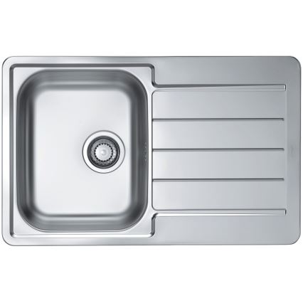 ALVEUS SET0026 - Évier de cuisine LINE 79x50 cm + robinet TONIA 29,5 cm satin/chrome brillant