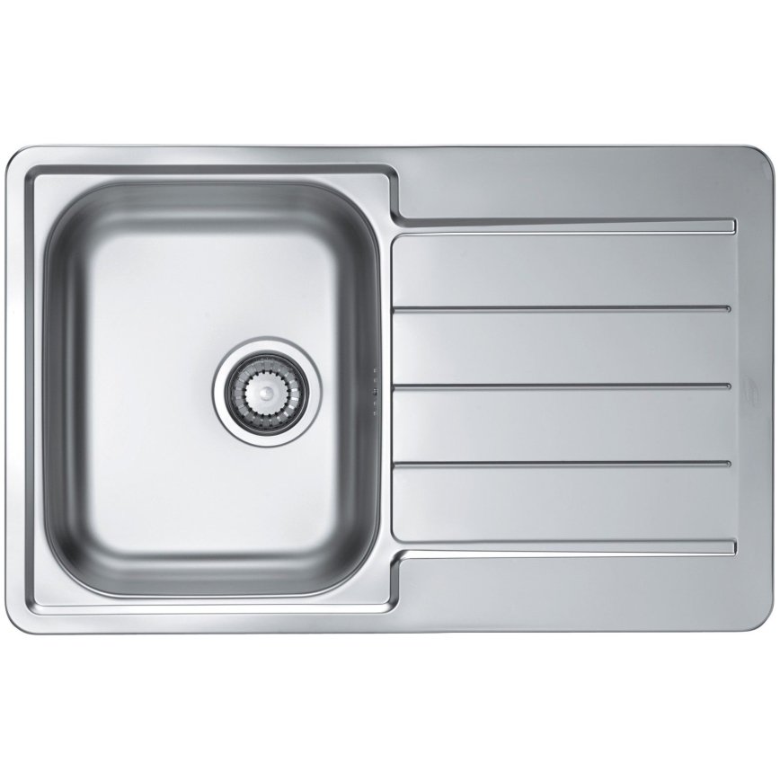 ALVEUS SET0026 - Évier de cuisine LINE 79x50 cm + robinet TONIA 29,5 cm satin/chrome brillant