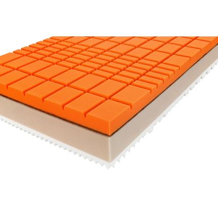 Ambiamo - Matelas en mousse URANOS 1 180x200 cm, fibre de coco