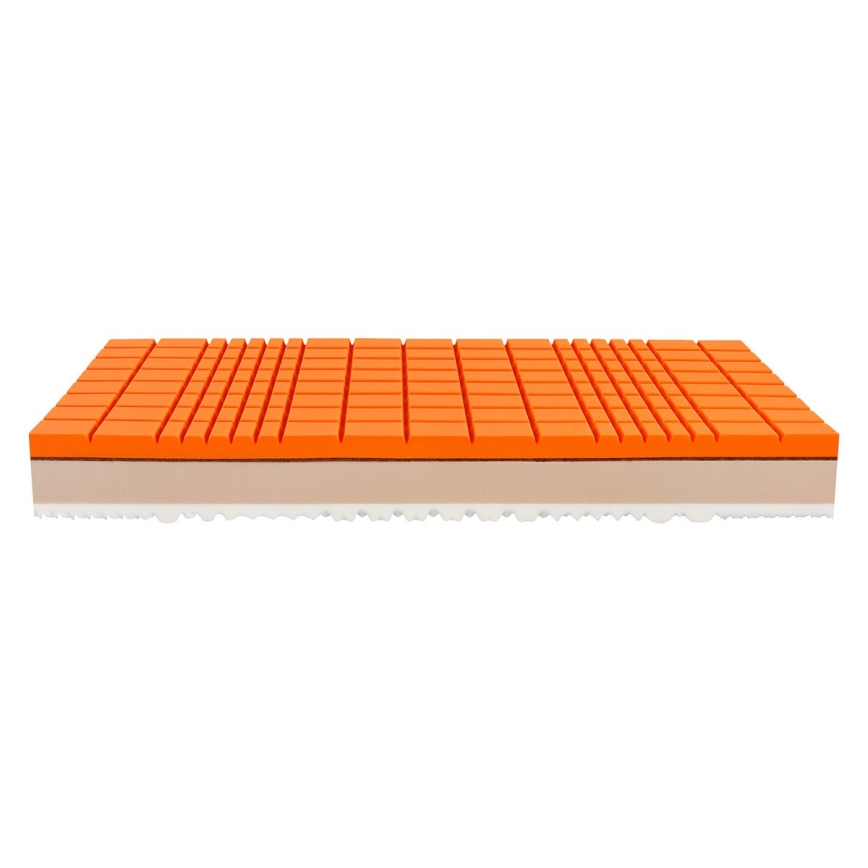 Ambiamo - Matelas en mousse URANOS 2 80x200 cm noix de coco