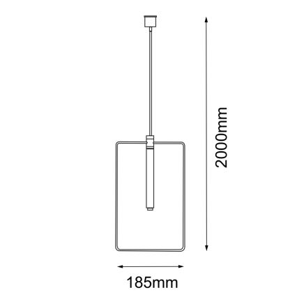 Amplex - Suspension filaire 1xG9/10W/230V