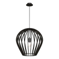 Amplex - Suspension sur câble 1xE27/20W/230V noire