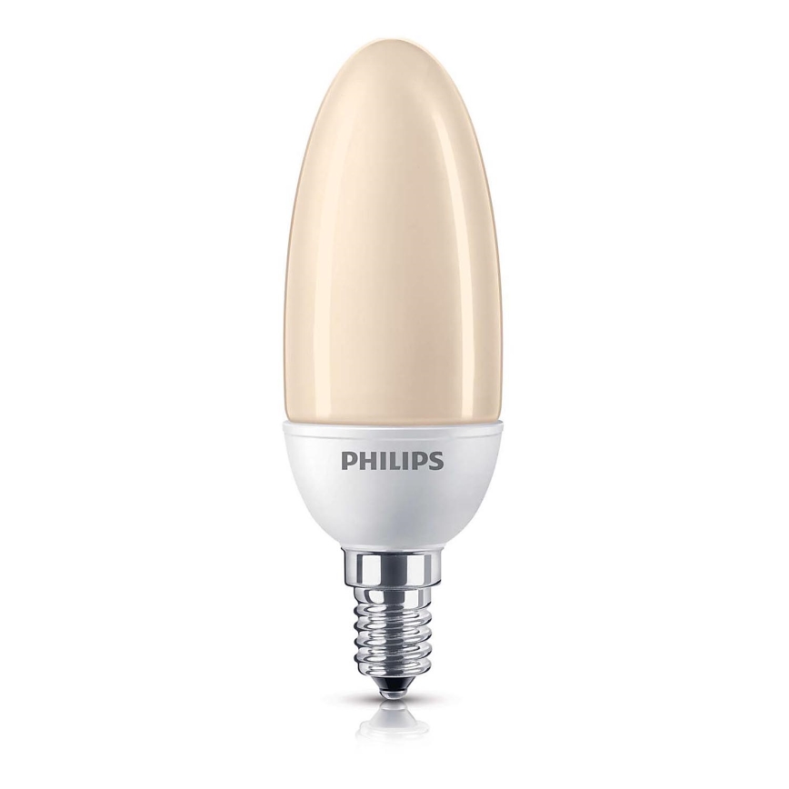 Ampoule à économie d'énergie Philips E14/5W/230V - SOFTONE 2200K