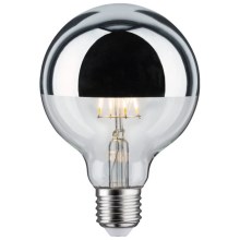 Ampoule à intensité variable LED avec embout miroir GLOBE E27/6,5W/230V - Paulmann 28673