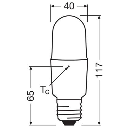 Ampoule à intensité variable LED E27/11W/230V 2700K CRI 90 - Osram